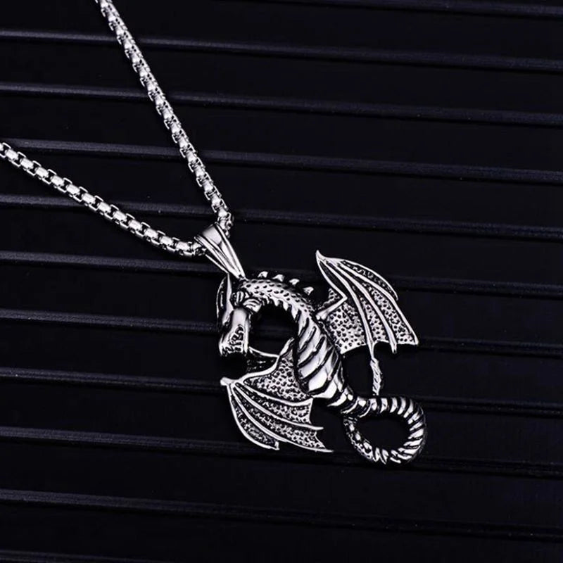 Dragon Shape Pendant Necklace - Image 6