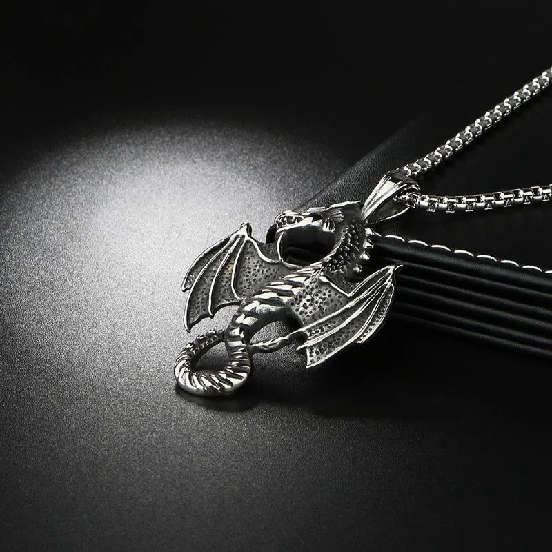Dragon Shape Pendant Necklace - Image 5