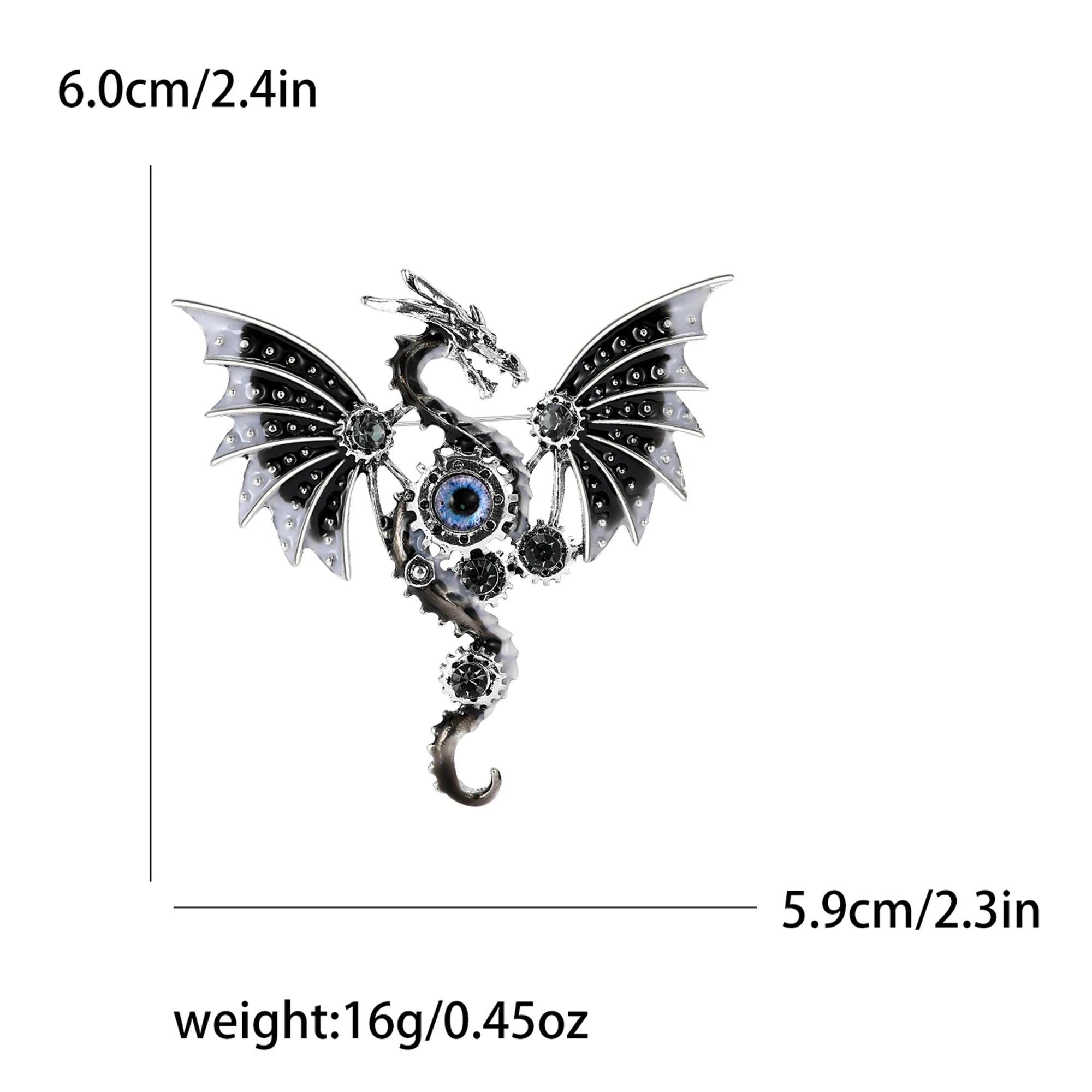 Enamel Dragon Pins for Women - Image 11