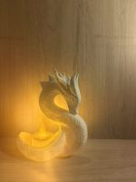 Dragon Night Light – LED Tea Light Decor Lamp & Candle Holder for Home Ambience