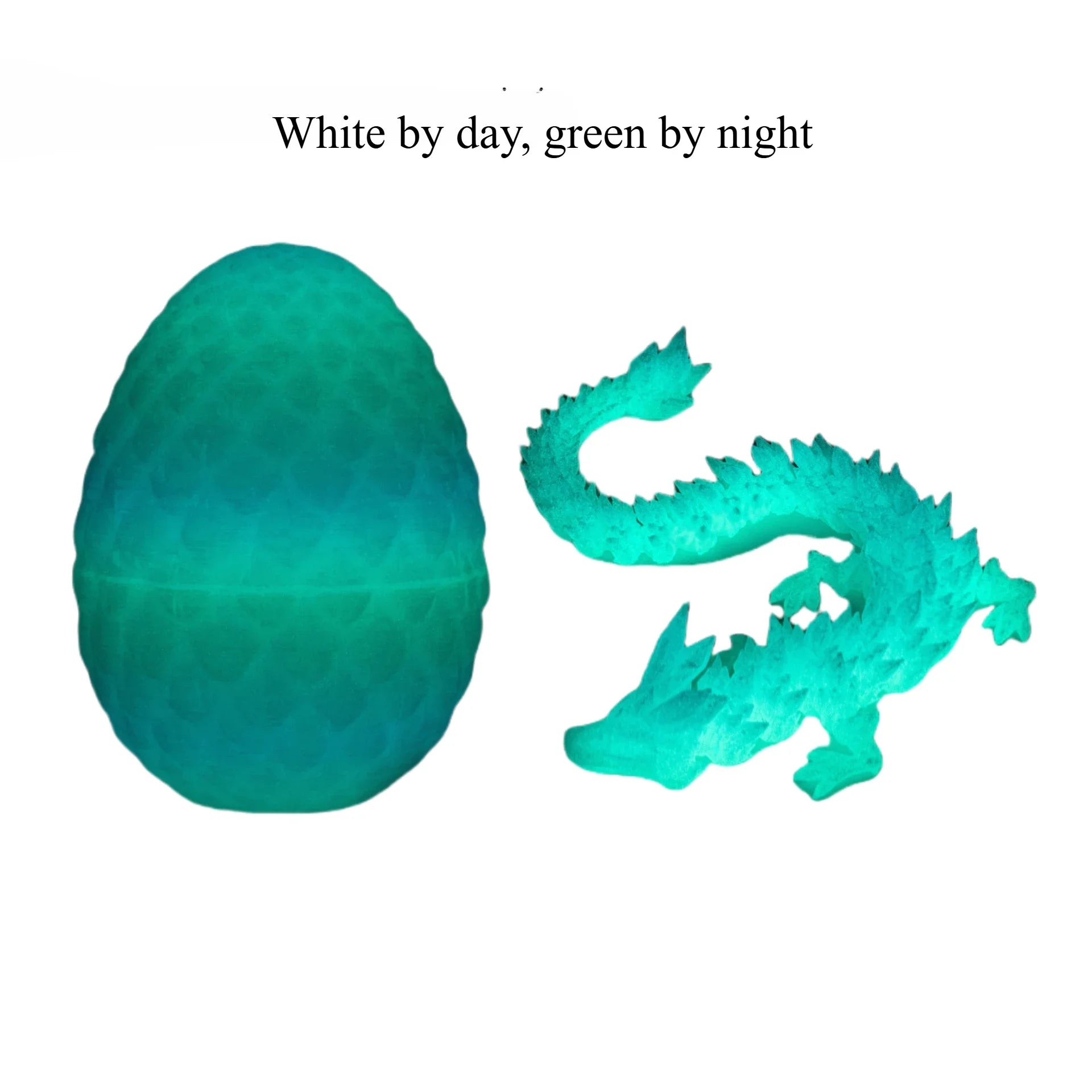 3D Printed Dragon Egg Gift Set – Fully Articulated Crystal Dragon Collectible with Gemstone Ornament | Home Decor Figurine - Image 12