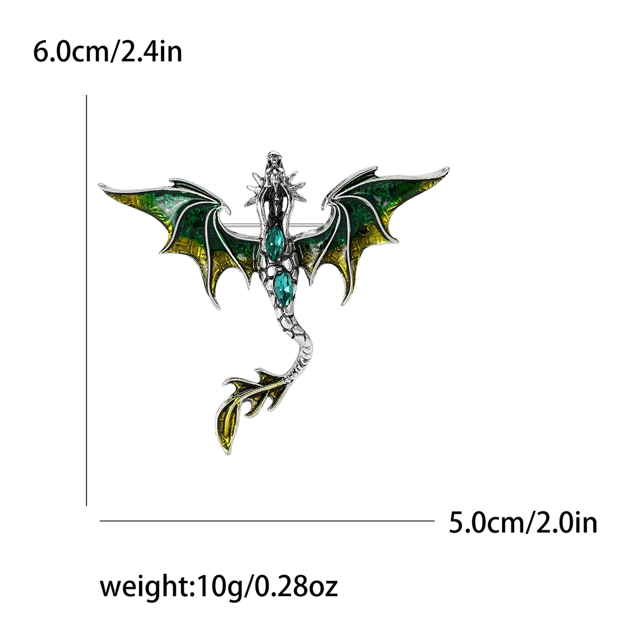 Enamel Dragon Pins for Women - Image 15