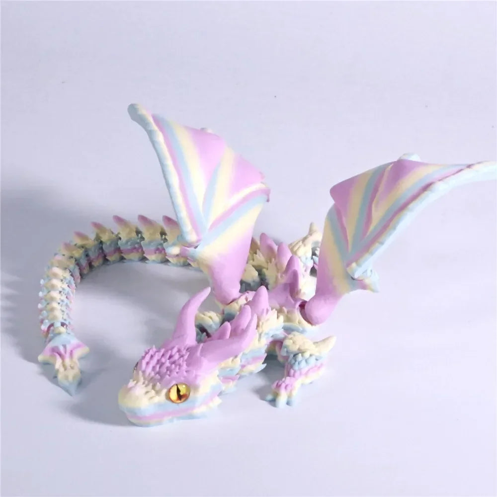 3D Printed Flying Dragon Figures – High-Quality Multi-Jointed Movable Models for Home & Desk Decor - Image 7