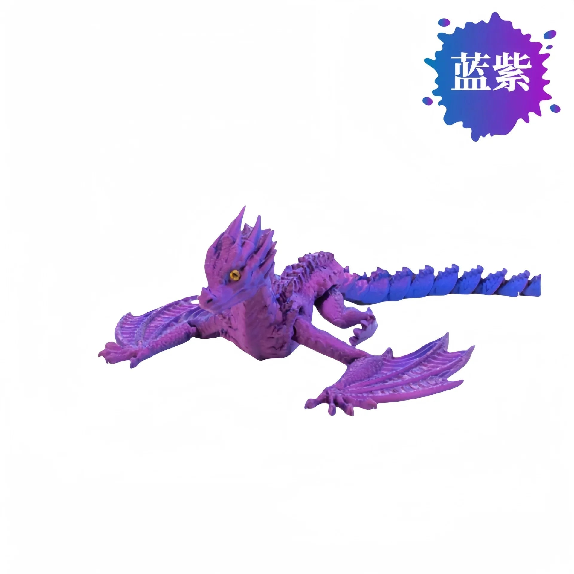 3D Printed Crystal Stones Western Dragon - Image 8