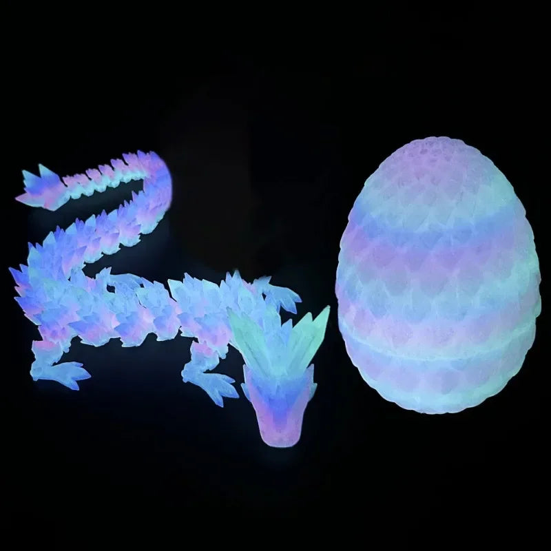 1/2PCS 3D Printed Dragon Egg with Full Articulated Dragon – Movable Desktop Toy & Collectible Ornament - Image 17