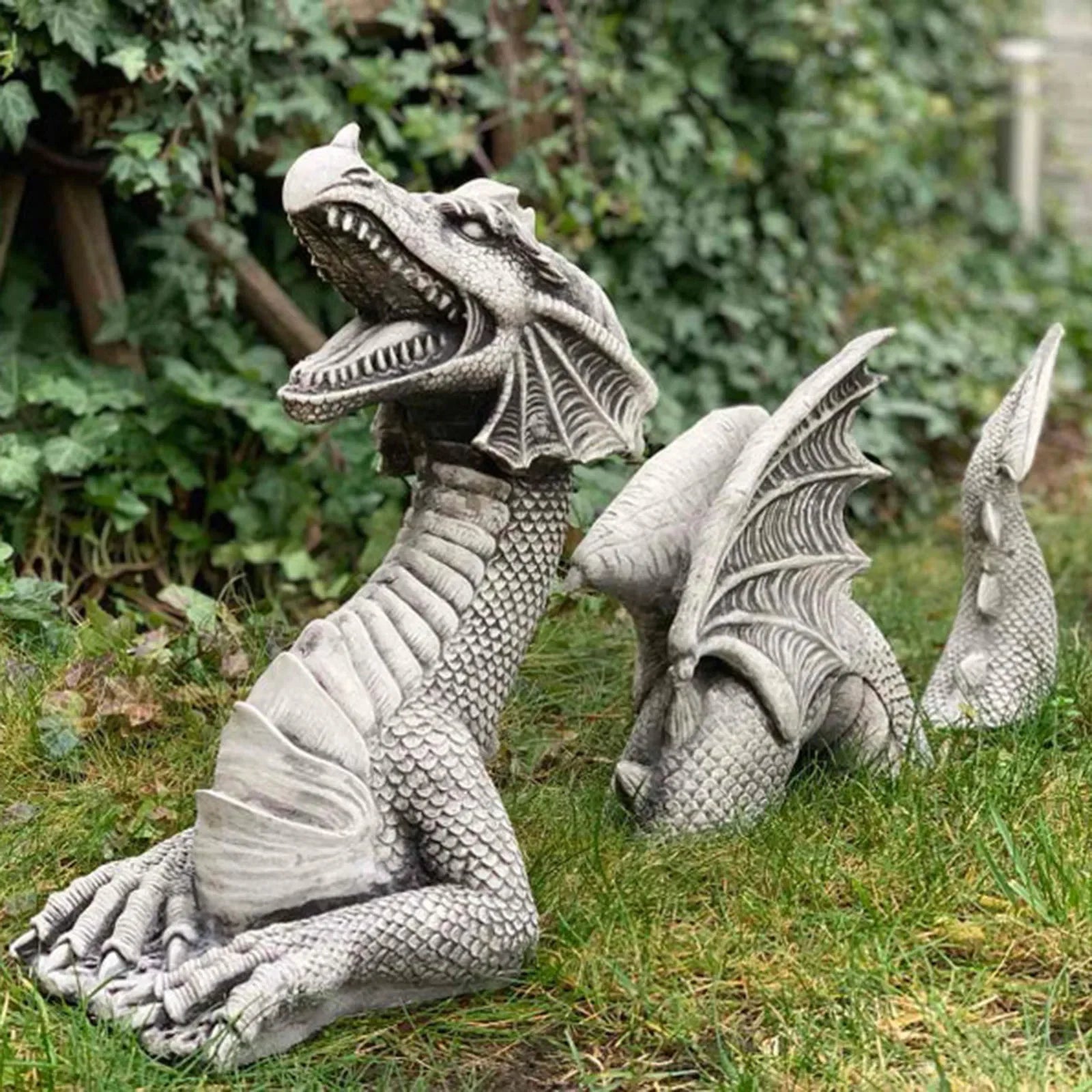 Giant Dragon Resin Sculpture