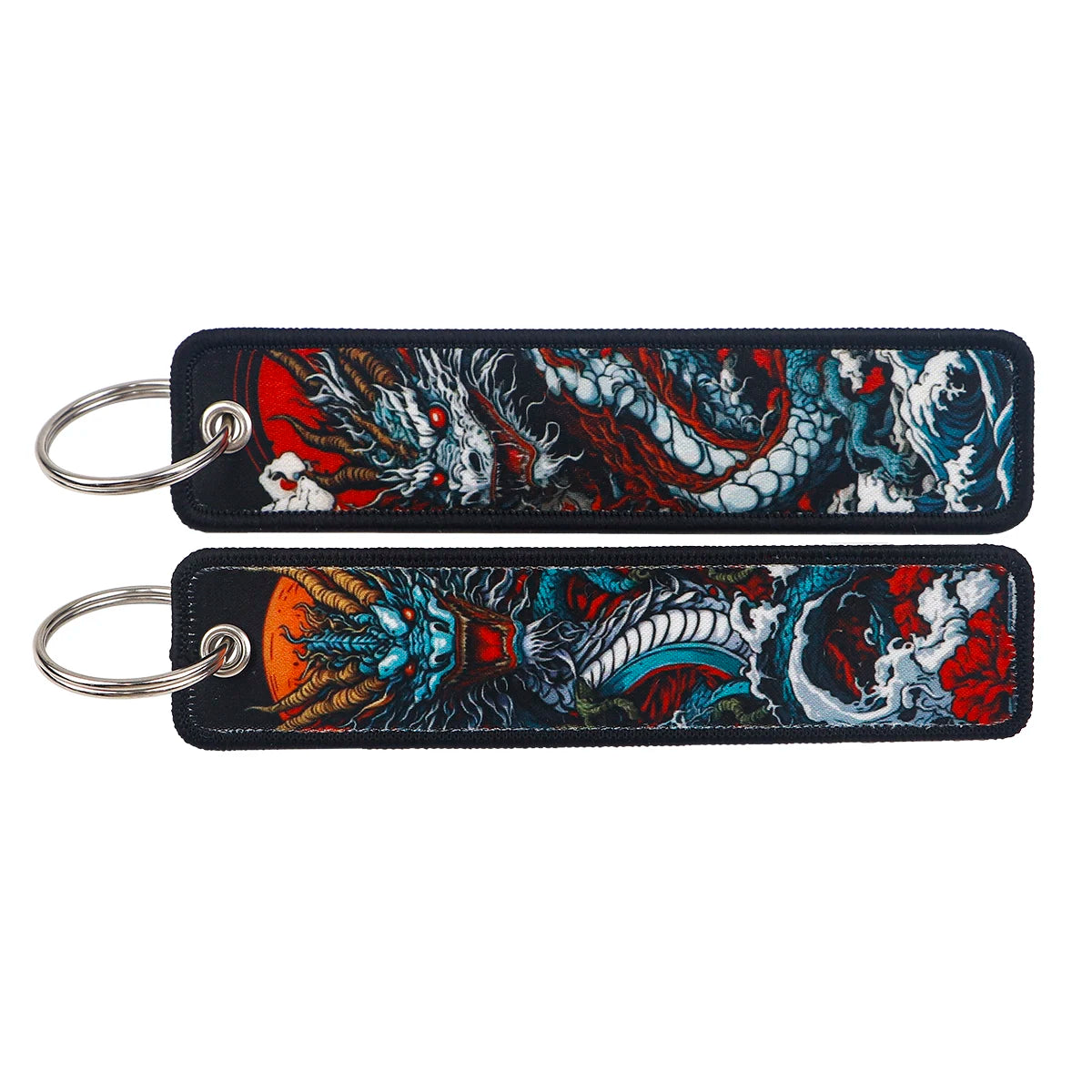 Cool Dragon Embroidery Key Fobs - Image 6