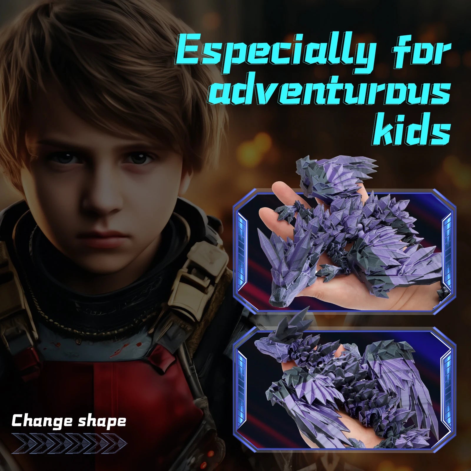 3D Printed Winged Dragon - Image 4