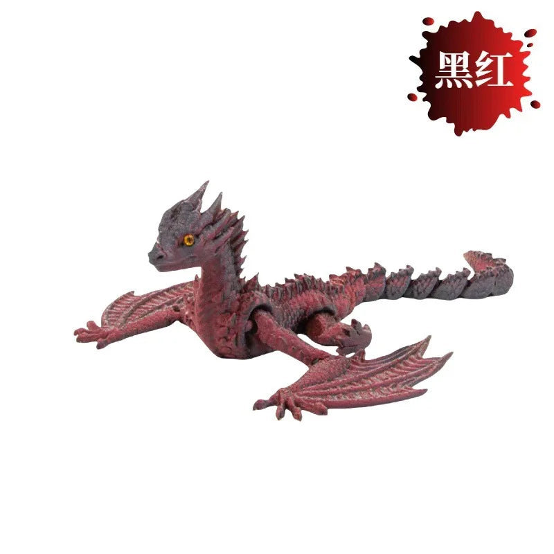 3D Printed Crystal Stones Western Dragon - Image 7