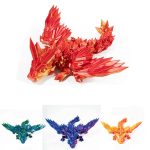 3D Printed Articulated Crystal Dragon