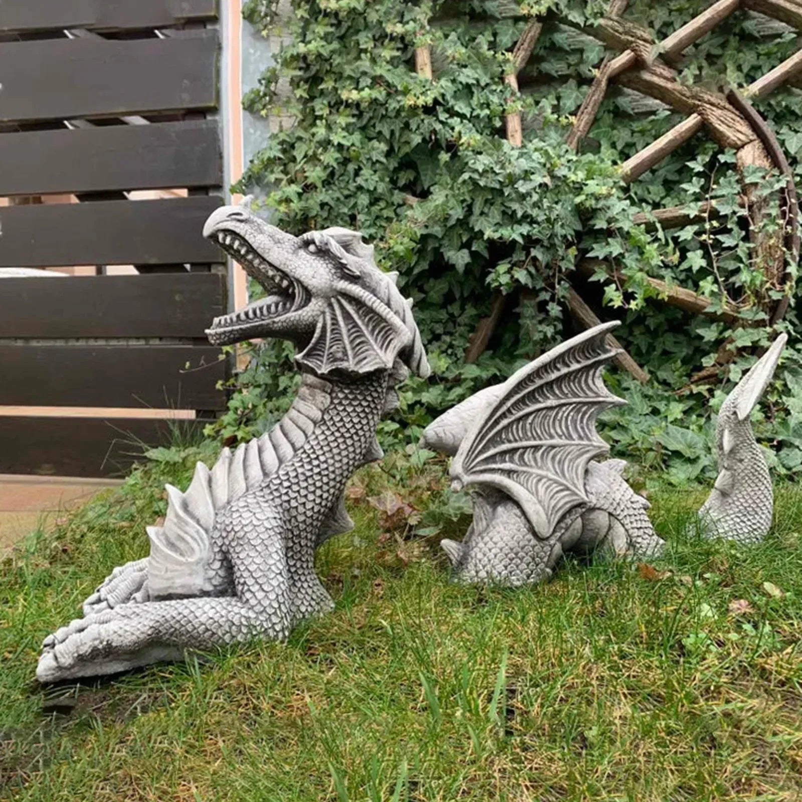 Giant Dragon Resin Sculpture - Image 7