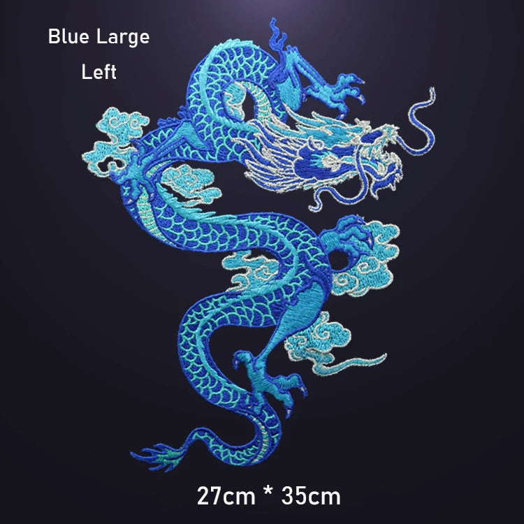 AHYONNIEX High-Quality Large Dragon Patches – DIY Embroidered Sew-On Fabric Stickers for Clothes - Image 17