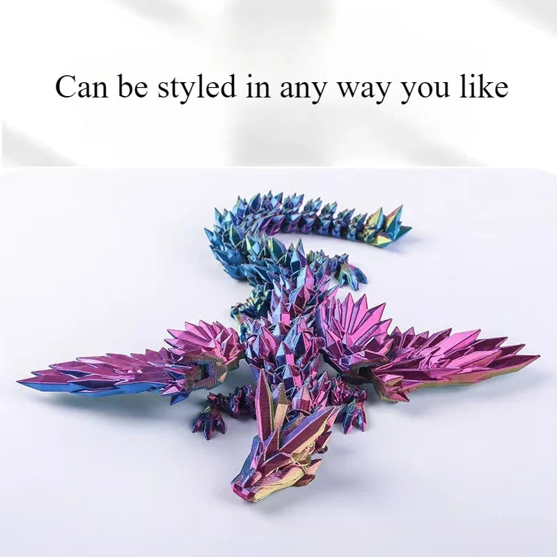 3D Printed Dragon Ornament – Desktop Decoration & Collectible Animal Figure - Image 4