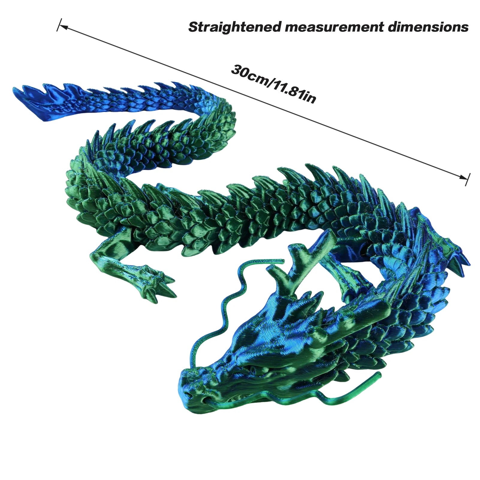 3D Printed Dragon Figures Decor Toy – Multi-Jointed Movable Hand-held Articulated Dragon Ornament - Image 12
