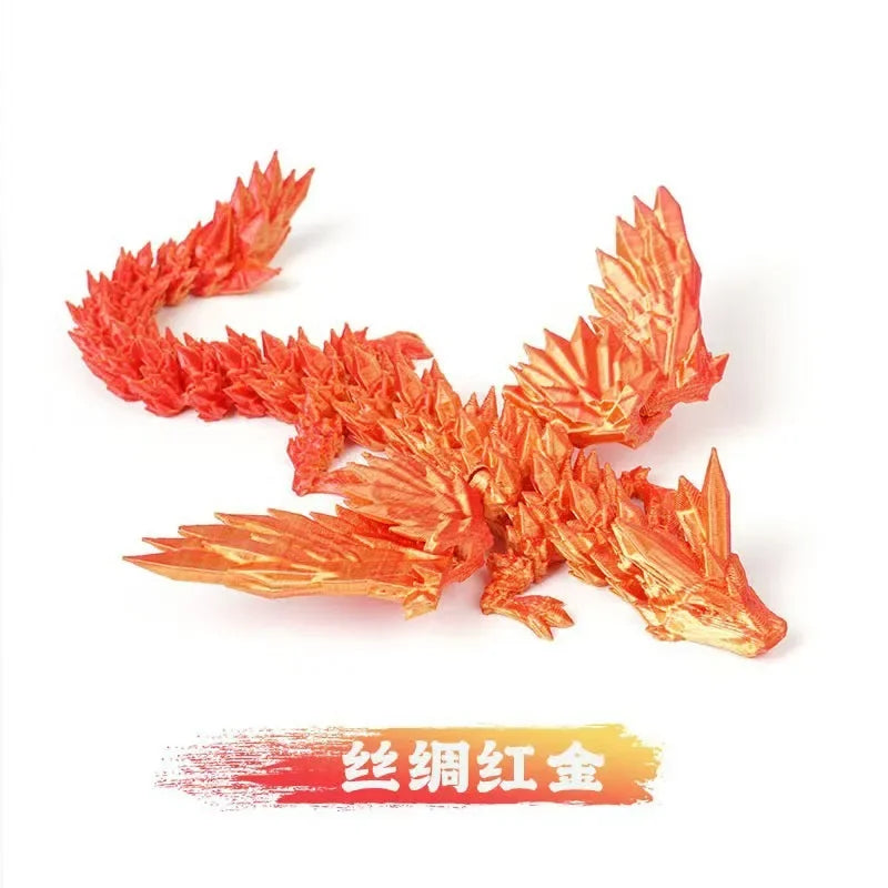 3D Printed Dragon Ornament – Desktop Animal Figurine for Home & Office | Craft Printed Figures Christmas Gifts 2025 New - Image 18