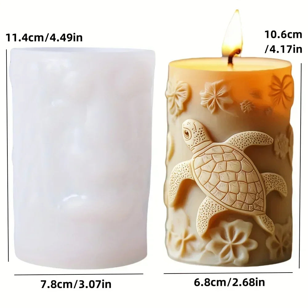 Dinosaur & Dragon Wings Relief Cylindrical Silicone Mold – Resin & Gypsum Craft Mold - Image 36