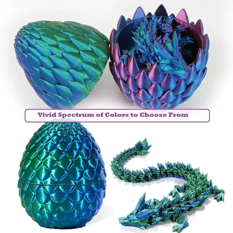 3D Printed Antistress Crystal Dragon - Image 3