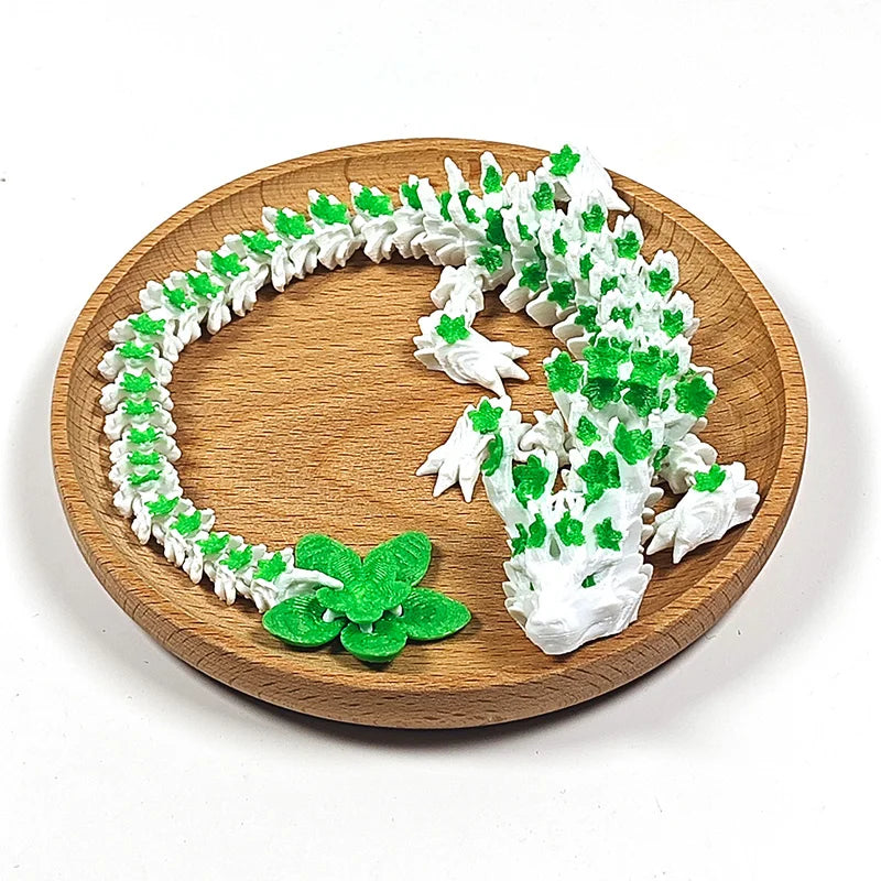 3D Printed Crystal Dragon Articulated Fidget Toy – Cherry Blossom Dragon Home & Office Decor, Birthday Gift for Boys 2025 - Image 12