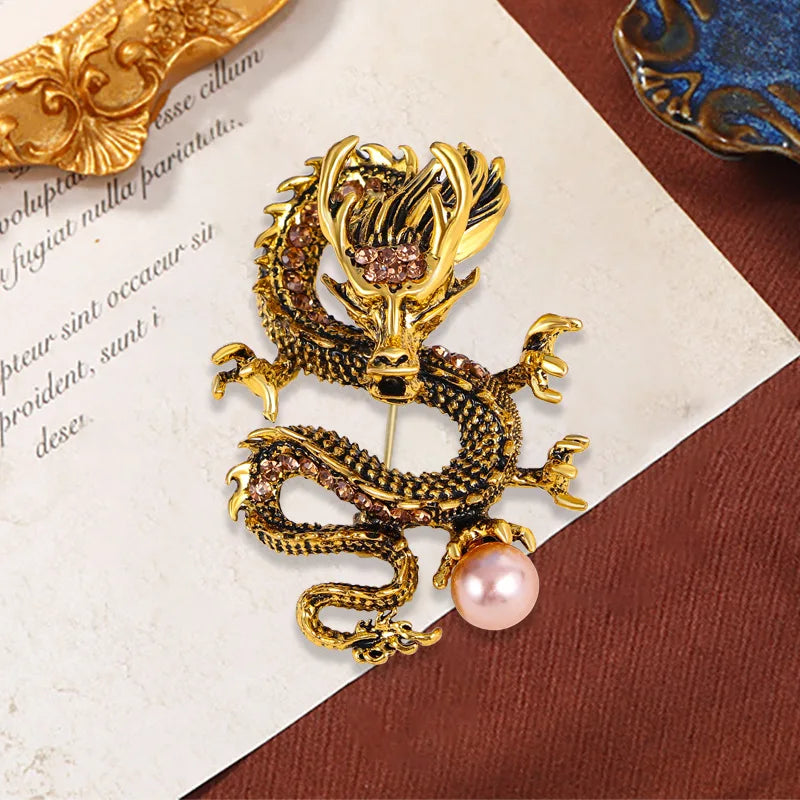 Chinese Dragon Brooch - Image 6