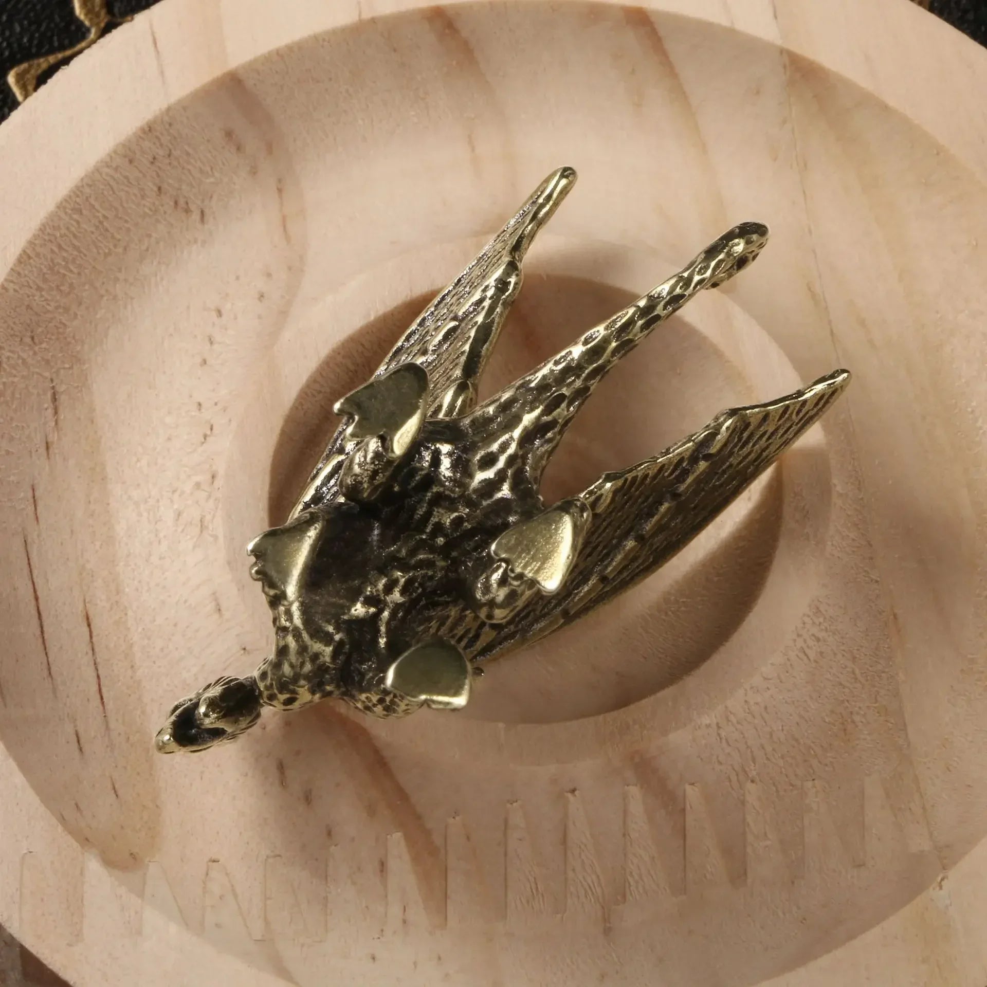 European Style Brass Dragon Desk Decoration – Mighty Mythological Creature Metal Figure for Living Room - Image 3