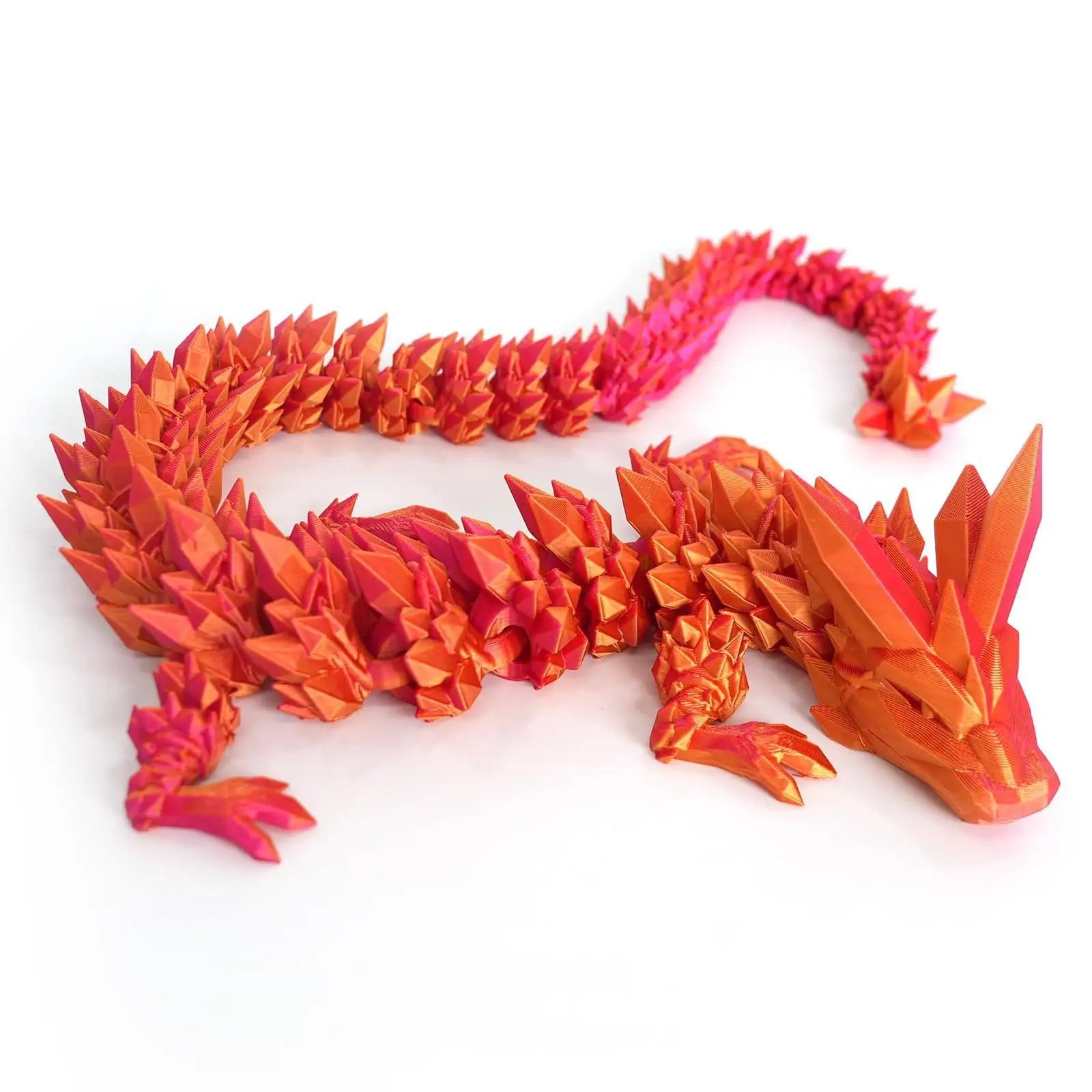 30cm 3D Printed Crystal Dragon – Creative Chinese Dragon Figurine Toy | Fun Home & Office Decor for Kids Ages 6+ - Image 15