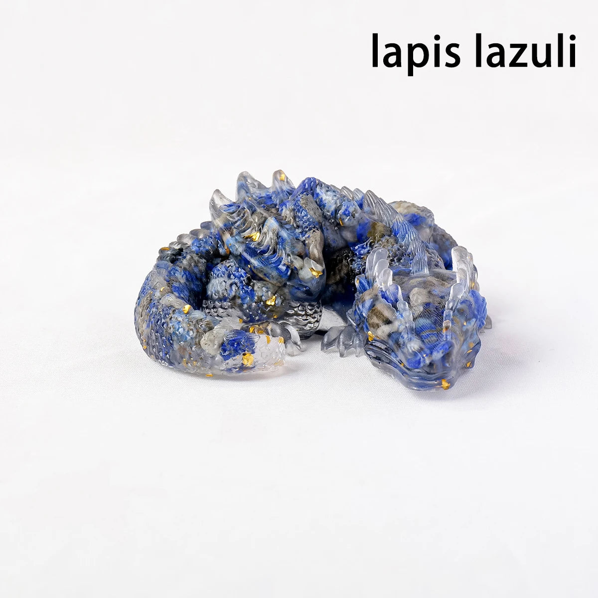 1PC Natural Crystal Stone Wolong Statue – Reiki Dragon Figurine & Feng Shui Amulet for Home & Office Decor - Image 13