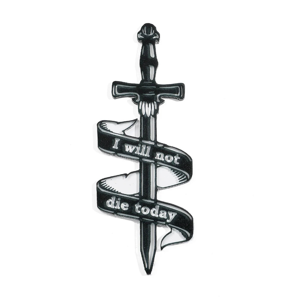 Goth Fourth Wings Dragon Cloud Sun Bookmark - Image 13