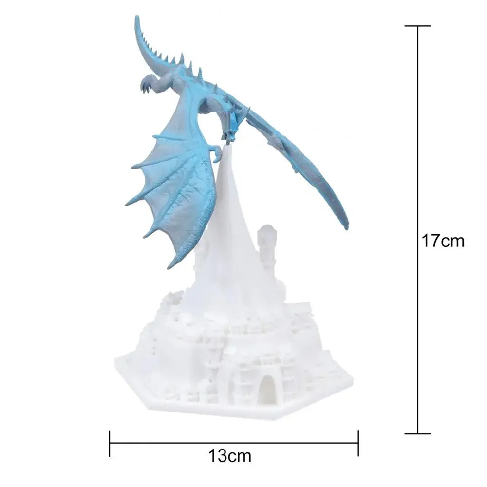 3D Printed Fire & Ice Dragon LED Night Lamp - Image 5