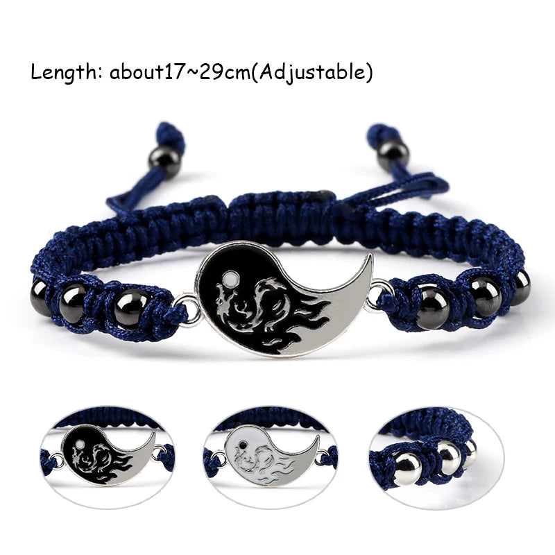 Dragon Tai Chi Gossip Braided Bracelets - Image 6
