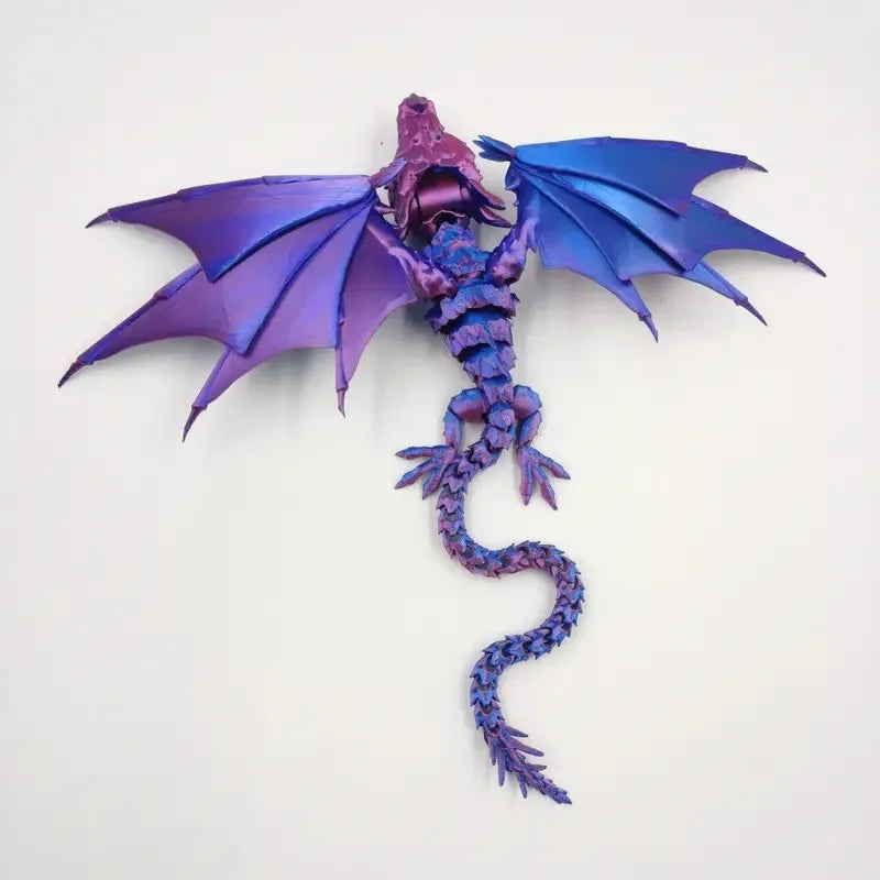 3D Printed Flying Dragon Movable Model – Chinese Loong Gothic Decor for Home, Aquarium & Collectors - Image 7