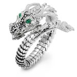 925 Sterling Silver Whole Dragon Open Ring